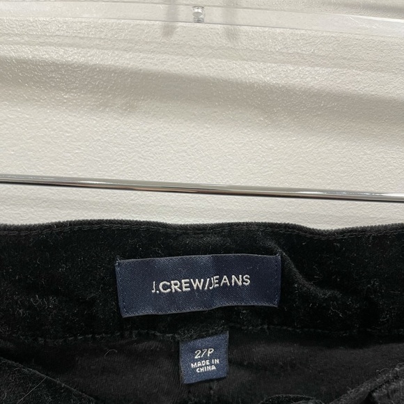 J. Crew 9 High Rise Stretchy Toothpick Jean Velvet - Picture 4 of 7